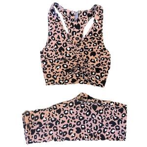 Forever 21 Leopard Print Workout Outfit